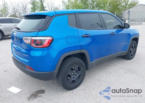 2017 Jeep New Compass Sport 4X4 from USA, damaged, VIN 3C4NJDAB5HT645963